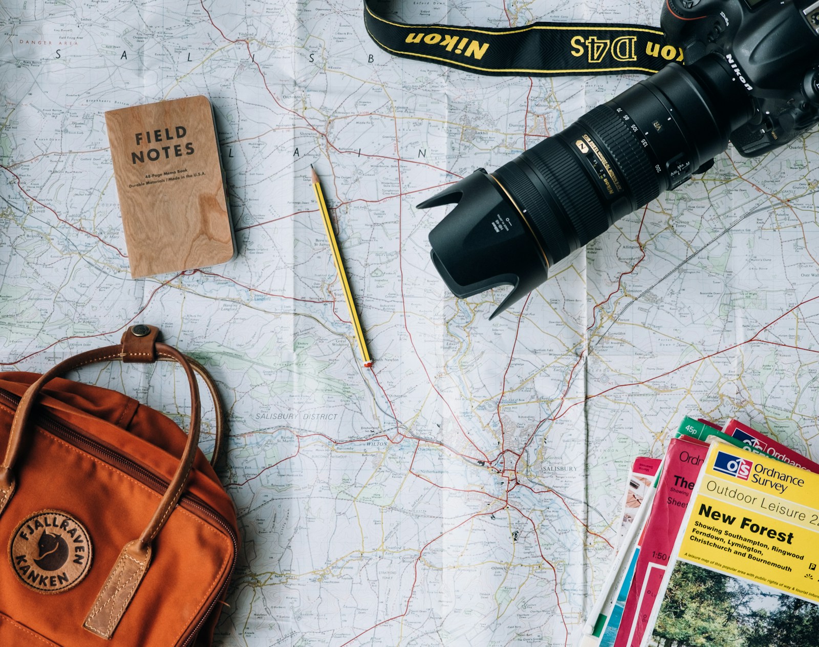 Travel planning with money and a world map